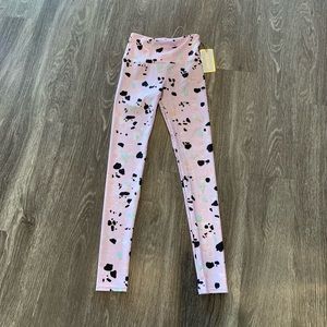 Goodsheep Pink Dalmatian Print Leggings